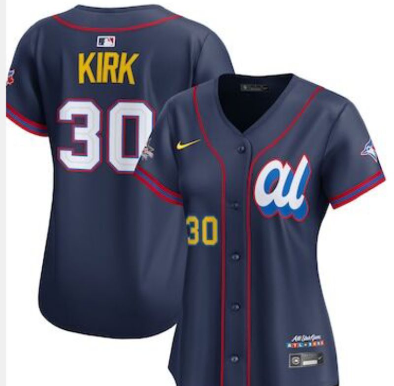 Men 2025 Toronto Blue Jays #30 Kirk Drak Blue All star Nike MLB Jersey style 05